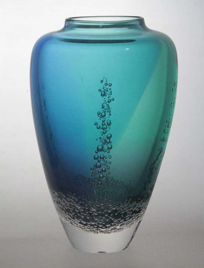 Closed Mouth Vase by Blodgett Glass | Rendezvous Gallery