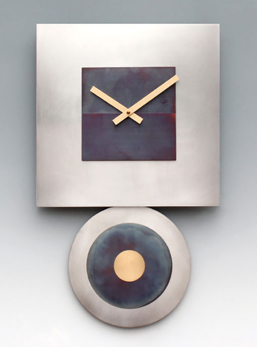 Leonie Lacouette: Steel Dan Pendulum Wall Clock | Rendezvous Gallery