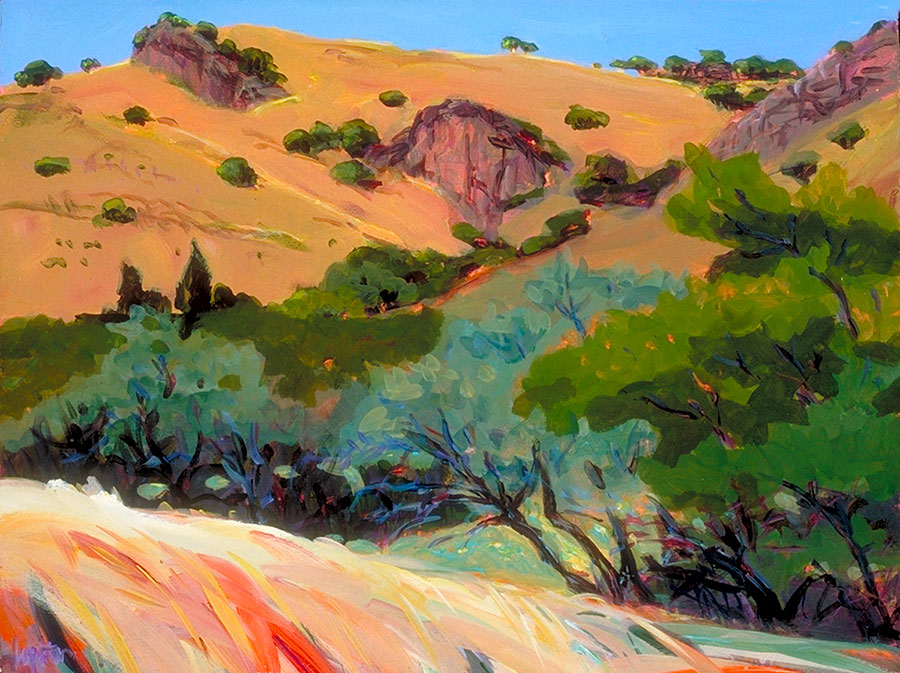 Carol Lopatin: Limpia Canyon Willows & Oaks | Rendezvous Gallery