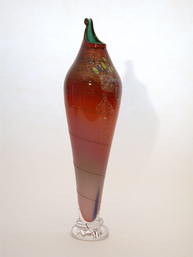 Gary Zack: Glass Pod Vase | Rendezvous Gallery