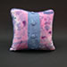 Karen Burton: Hand-Painted  Silk Pillow