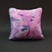 Karen Burton: Hand-Painted  Silk Pillow