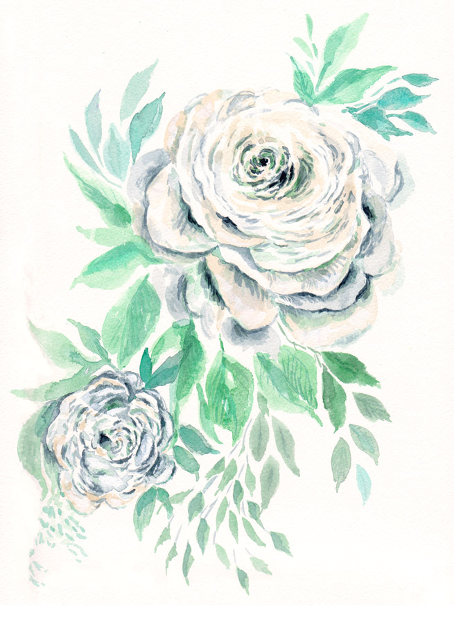 Karen Burton: Cool Blooms | Rendezvous Gallery