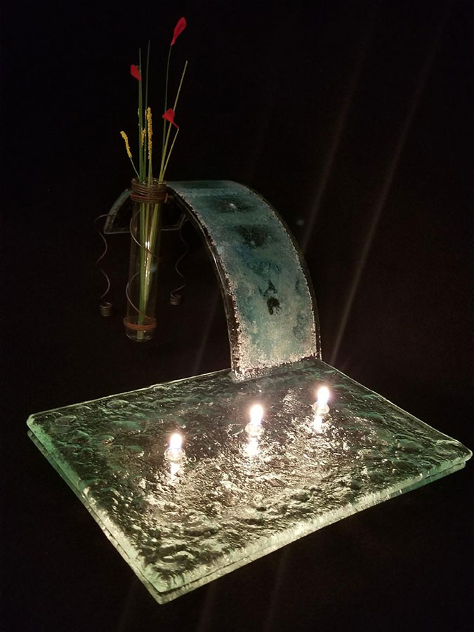 Charlton Glassworks 3 Wick Oil Lamp Set - Ocean Offerings