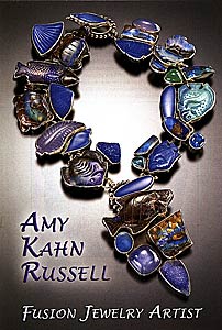 Learn about popular jewelry artist Amy Kahn Russell in this interview from Ornament Magazine | Rendezvous Gallery