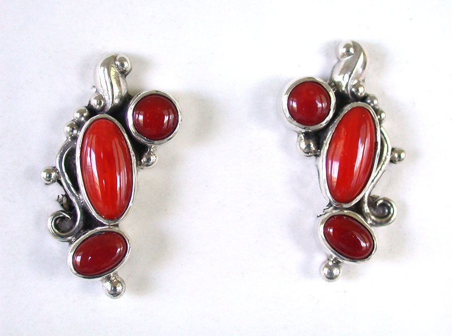 Amy Kahn Russell Online Trunk Show: Coral Clip Earrings | Rendezvous Gallery