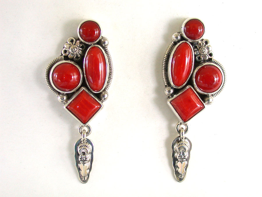 Amy Kahn Russell Online Trunk Show: Coral Clip Earrings | Rendezvous Gallery