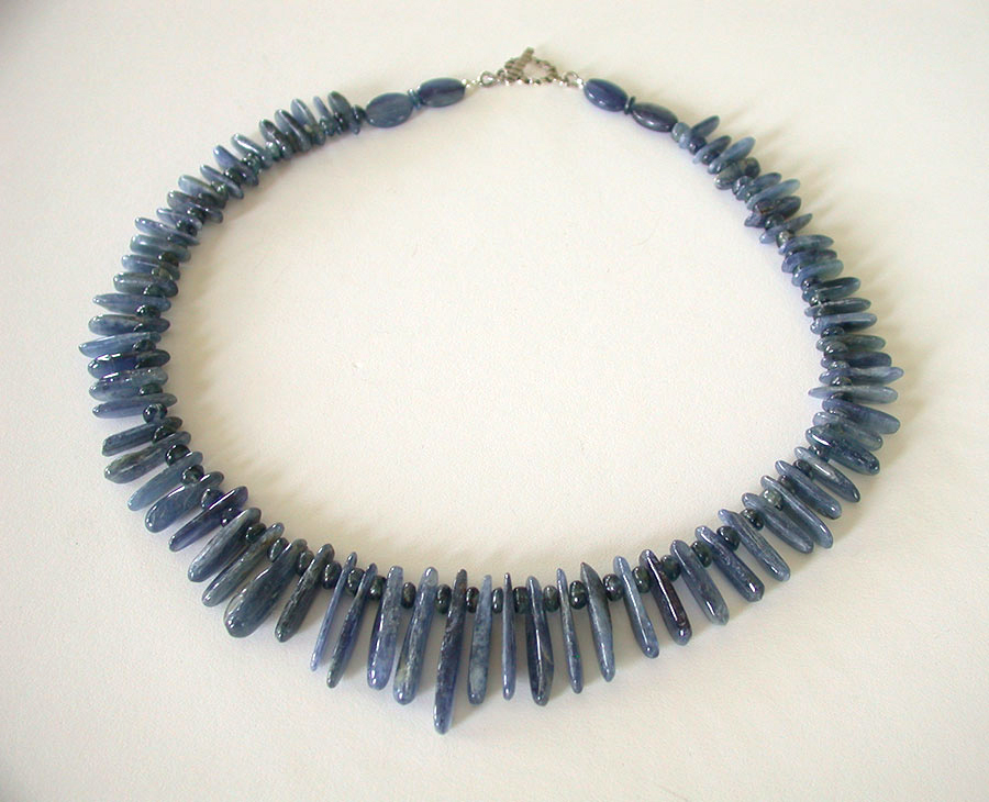Amy Kahn Russell Online Trunk Show: Kyanite Necklace | Rendezvous Gallery