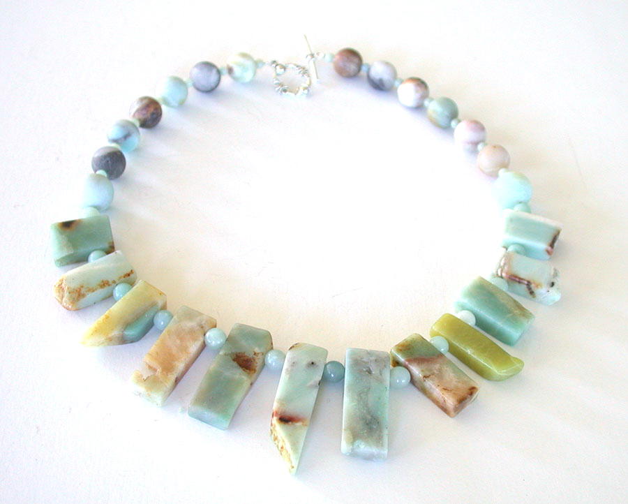 Amy Kahn Russell Online Trunk Show: Amazonite Necklace | Rendezvous Gallery
