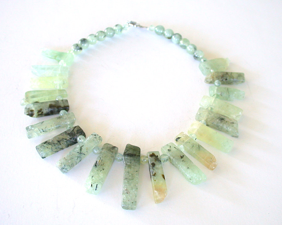 Amy Kahn Russell Online Trunk Show: Prehnite Necklace | Rendezvous Gallery