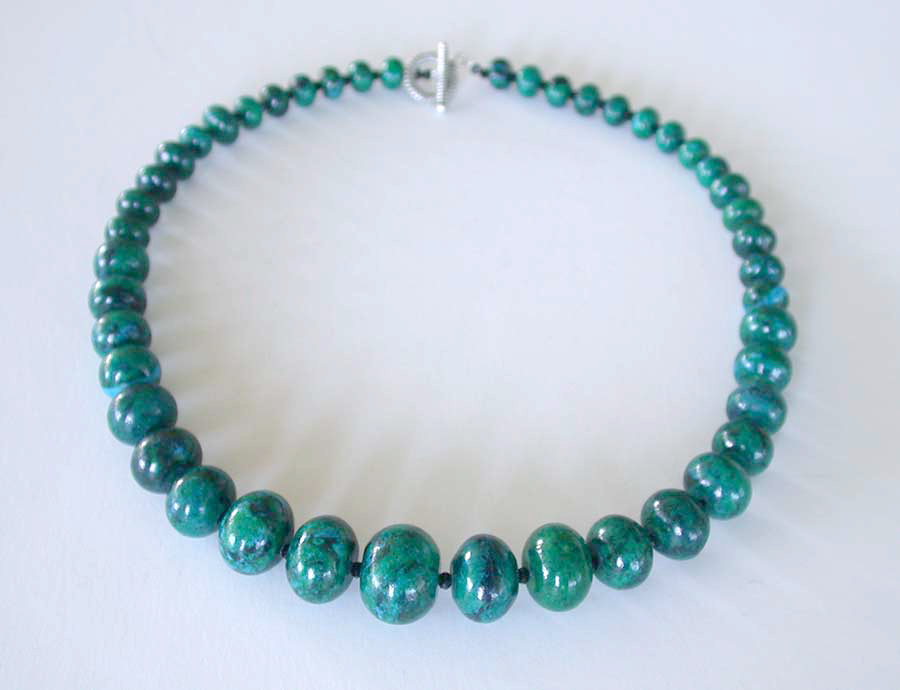 Amy Kahn Russell Online Trunk Show: Malachite Azurite Necklace | Rendezvous Gallery