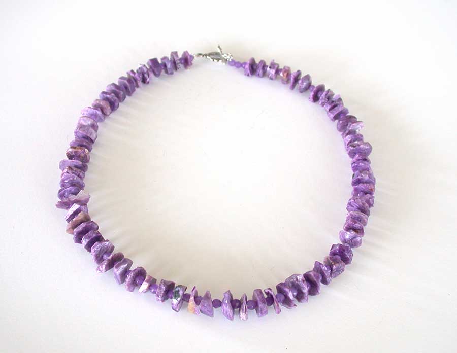 Amy Kahn Russell Online Trunk Show: Charoite Necklace | Rendezvous Gallery
