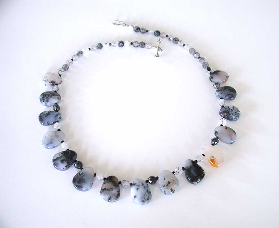 Amy Kahn Russell Online Trunk Show: Dendritic Agate Necklace | Rendezvous Gallery