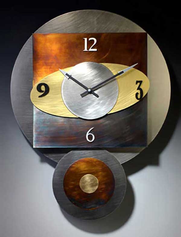 Leonie Lacouette: Orbit Pendulum  Wall Clock | Rendezvous Gallery