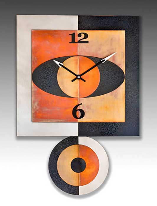 Leonie Lacouette: Simi Square Pendulum Wall Clock | Rendezvous Gallery