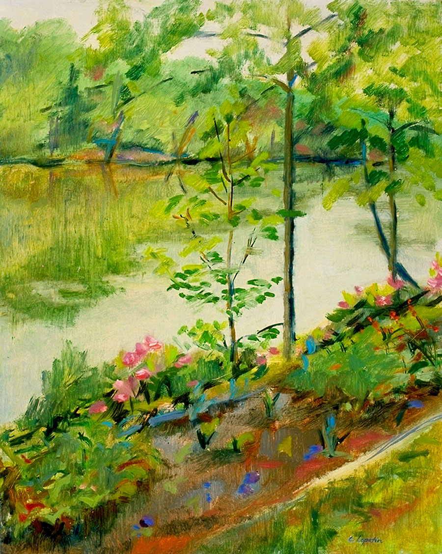 Carol Lopatin: Lake Barcroft, Springtime | Rendezvous Gallery
