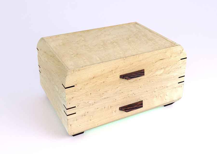 Mikutowski Woodworking: Sophisticated Jewelry Chest | Rendezvous Gallery