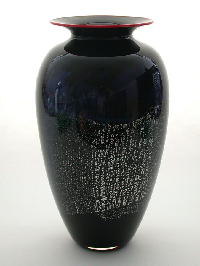 Michael & Misato Mortara: Hand Blown Nightscape Series Vase | Rendezvous Gallery
