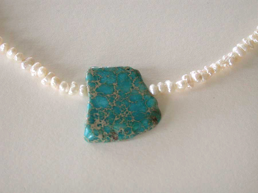 Nance Trueworthy: Pearl Treasure Necklace | Rendezvous Gallery
