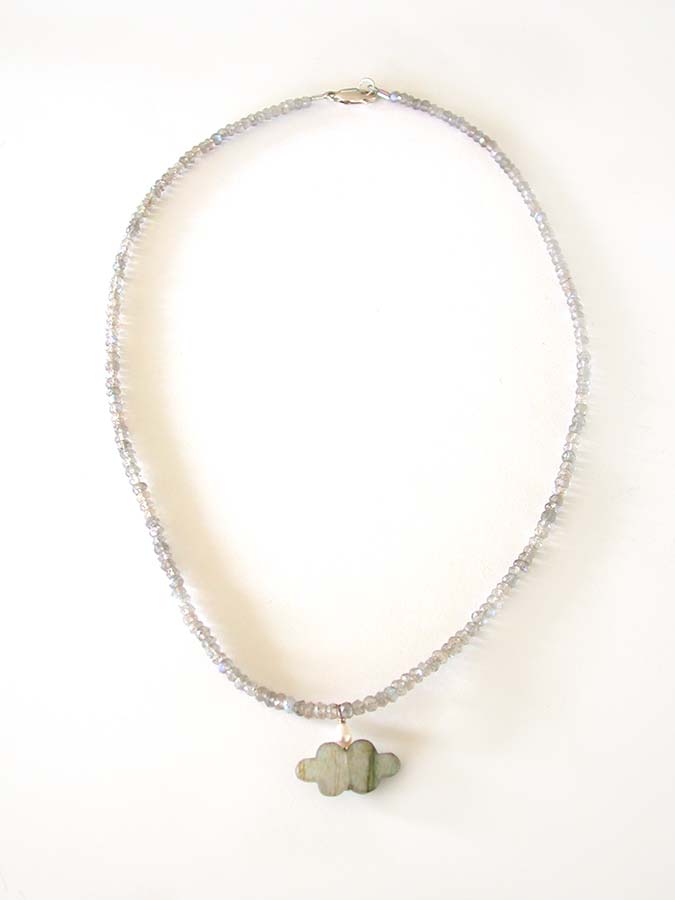 Nance Trueworthy: Labradorite and Pearl Necklace | Rendezvous Gallery